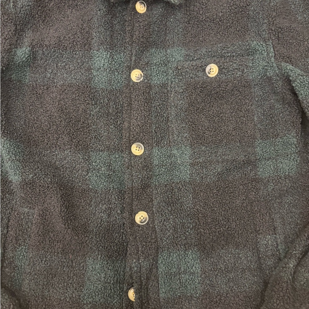 Marine Layer Sherpa‎ Plaid Overshirt - Picture 5 of 6